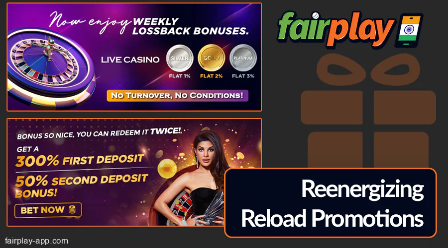 Ongoing promotions for Fairplay users in India