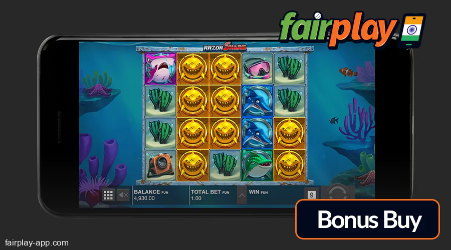 Bonus Buy opportunities for players in India via the Fairplay app