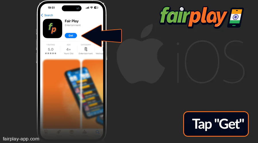 Hit the download button for the Fairplay IN application