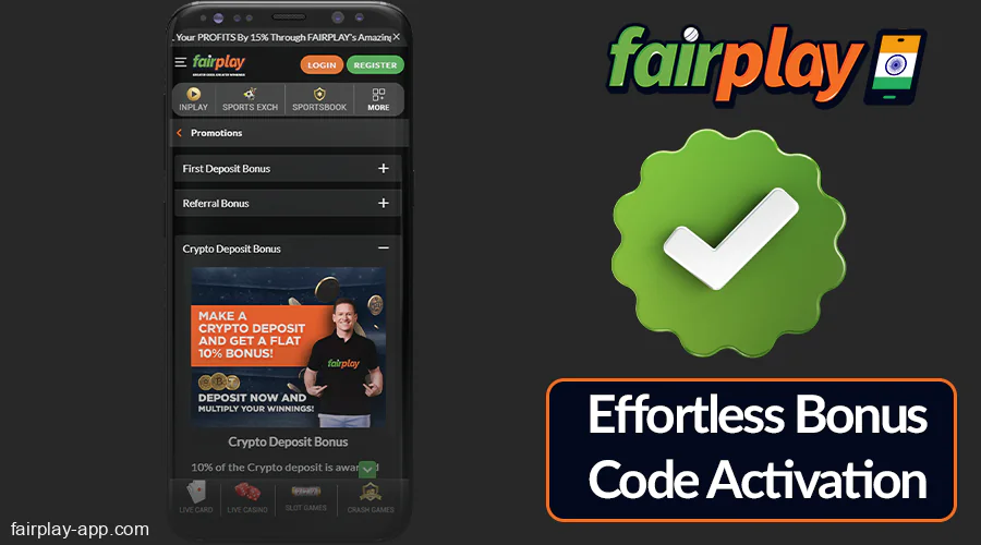How to Activate Promo Codes in the Fairplay India App